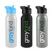 24 oz Metalike Bottle w/ Flip Straw Lid,[wholesale],[Simply+Green Solutions]