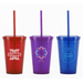 16 oz Double Walled Made in America BPA Free Plastic Tumblers ,[wholesale],[Simply+Green Solutions]