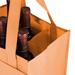 Six bottle Non-woven Wine Tote, Reinforced Handles with front pocket *Fully Customizable*,[wholesale],[Simply+Green Solutions]